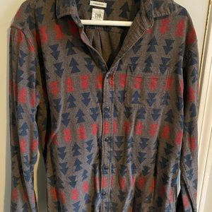Gap men’s printed flannel